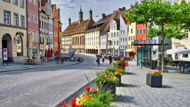 town, street, city