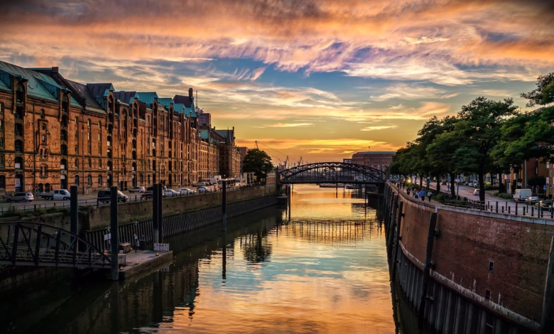 hamburg, speicherstadt, channel, houses, germany, city trip, architecture, city, waters, travel, hamburg, hamburg, germany, germany, city, city, travel, travel, travel, travel, travel
