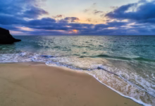sea, nature, sky, natural, landscape, cloud, beach, sunset, evening, coast, rock, beautiful, peace, blue sea, blue sky