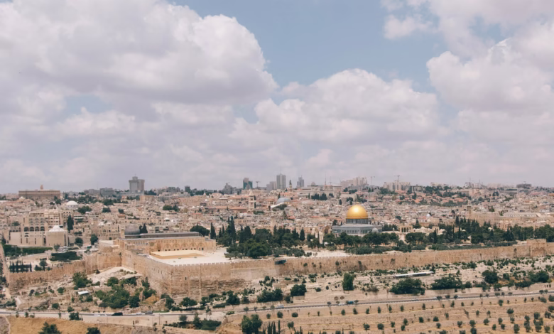 aerial photography of Israel