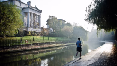 man, runner, running, fitness, canal, sport, fit, workout, active, motivation, lifestyle, fog, river, water, nature, morning, london, regent's park, motivation, motivation, motivation, motivation, motivation