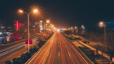 the way, night, light, car track, the way, the way, the way, the way, the way, night
