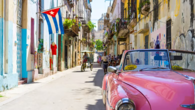 pink convertible car