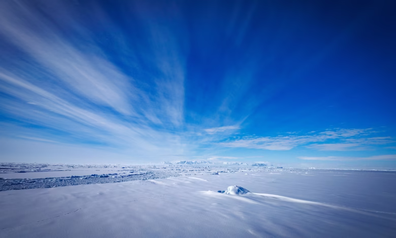 ice, snow, nature, barren, clouds, sky, antarctica, landscape, blue sky, sky, sky, sky, sky, sky, antarctica, antarctica, antarctica, landscape, blue sky