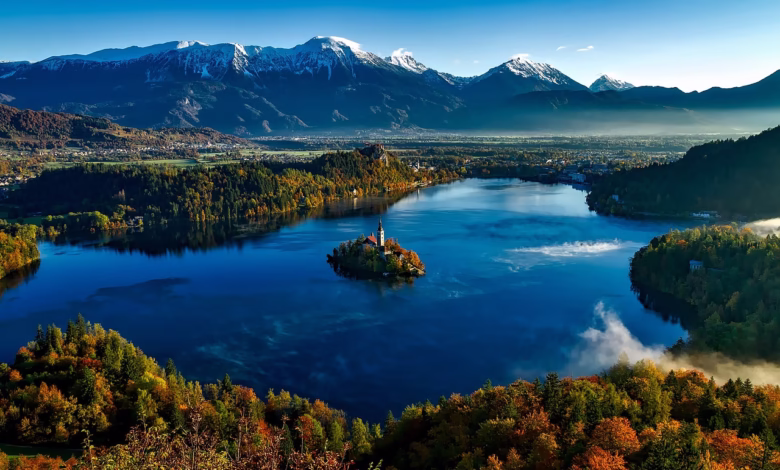 bled, island, church, picturesque, slovenia, fall, autumn, colorful, mountains, landscape, scenic, nature, outdoors, countryside, lake, water, reflections, chapel, blue nature, blue water, blue landscape, blue mountain, blue church, blue lake, blue color, blue natural, blue island, bled, bled, island, island, church, slovenia, slovenia, slovenia, slovenia, slovenia, lake