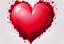 ai generated, heart, love, in love, valentine's day, valentines, february, red heart, romance