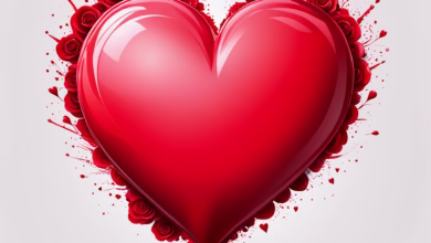 ai generated, heart, love, in love, valentine's day, valentines, february, red heart, romance