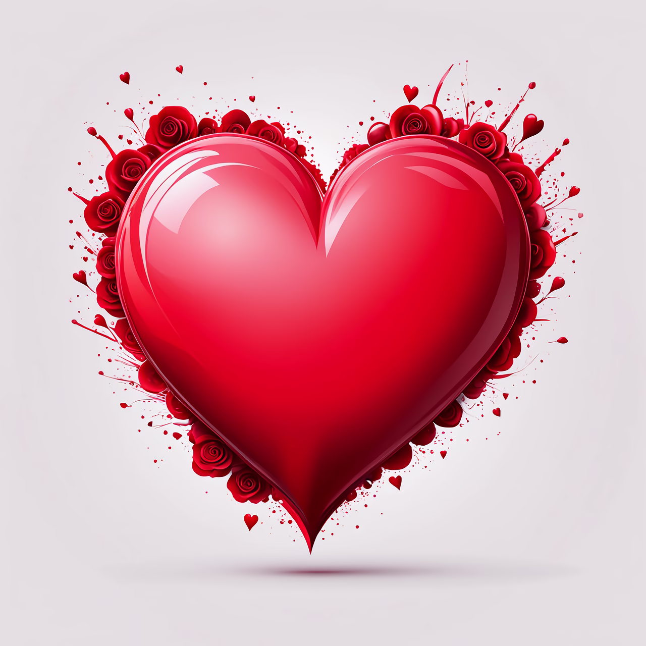 ai generated, heart, love, in love, valentine's day, valentines, february, red heart, romance
