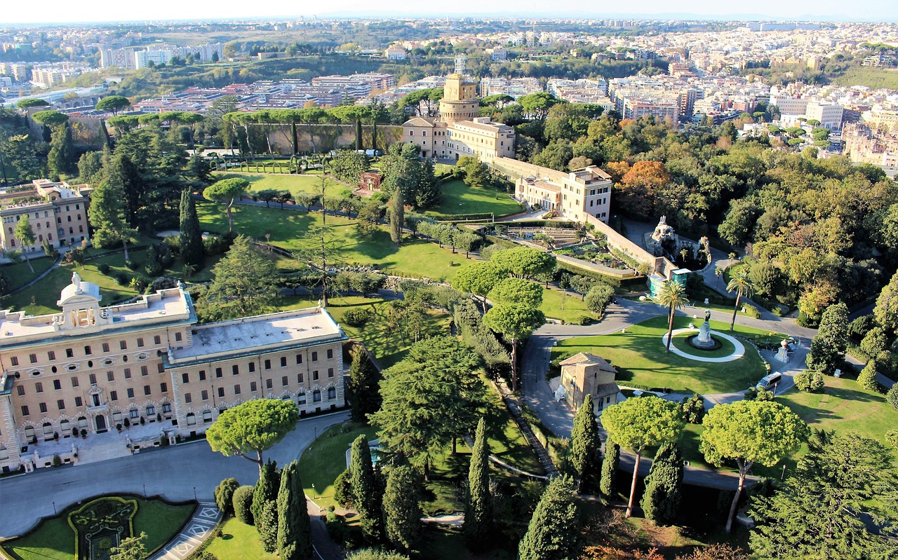 vatican, gardens, city, rome, italy, europe, aerial view, vatican, vatican, vatican, vatican, vatican