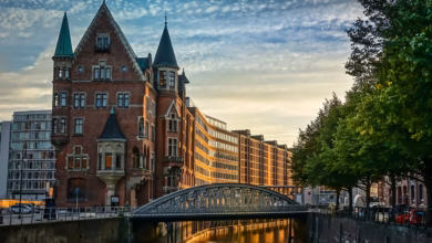 hamburg, speicherstadt, channel, houses, germany, city trip, vacations, architecture, city, waters, travel, hamburg, hamburg, germany, germany, germany, germany, germany