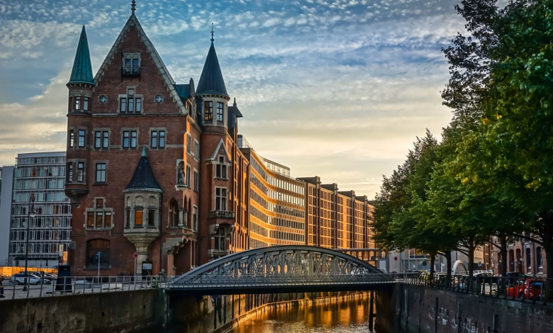 hamburg, speicherstadt, channel, houses, germany, city trip, vacations, architecture, city, waters, travel, hamburg, hamburg, germany, germany, germany, germany, germany