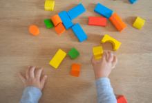 assorted-color shape toy lot
