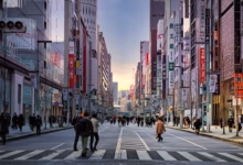 buildings, people, road, boulevard, avenue, street, crowd, pedestrian, skyscrapers, downtown, modern, urban, city, street, street, street, crowd, crowd, crowd, crowd, crowd, city