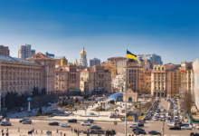 buildings, houses, ukraine, flag, kiev, city, architecture, ukraine, ukraine, ukraine, ukraine, ukraine